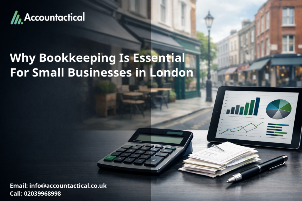 Bookkeeping and financial records management for small businesses in London by Accountactical